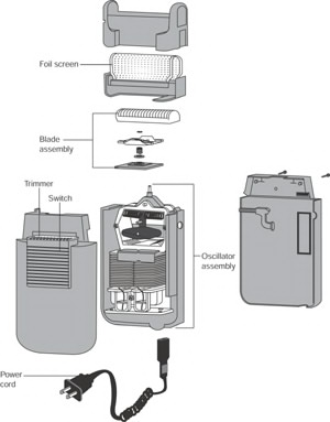 braun shaver trimmer repair