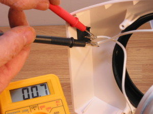 Testing an appliance control or switch is easy.