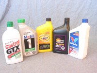 Auto parts stores and other large retail stores have a variety of oil brands. Select a brand suggested by your car's manufacturer or mechanic.