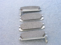 Disc brakes used replaceable brake pads to stop your car.