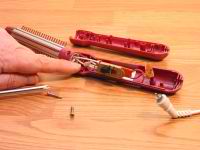 Curling iron not heating clearance up